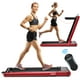 thumbnail image 1 of Costway Cinta de correr plegable 2 en 1 de 2,25 HP con pantalla LED dual roja, 1 of 2