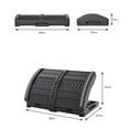 thumbnail image 3 of Colaxi Car Foot Rest Foldable Foot Rest Sturdy Multipurpose Car Footrest and Leg Tilt Stool Car Leg Rest Leg Support for Office, 3 of 9