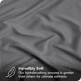 thumbnail image 4 of Bare Home Ultra-Soft Fitted Sheet + Pillowcase Set - Premium 1800 Collection - Deep Pocket - Queen, Gray, 4 of 8