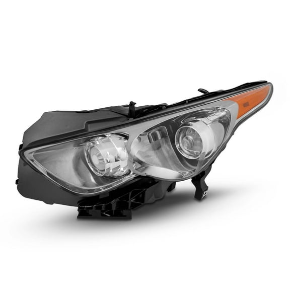 AKKON - Fit 2009-2017 FX37 FX35 FX50 QX70 OE Chrome Headlight W/AFS Mode [w/o Sport Package]- Driver Side