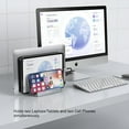 thumbnail image 6 of BEQU 4-in-1 Vertical Laptop Stand/Holder (Silver), Heavy Duty Aluminum, Anti-Slip Silicone Pad, Adjustable, Fits All IPADs/Tablets/Cell Phones/Laptops (MacBook/Windows/Linux/Chromebook), 6 of 9