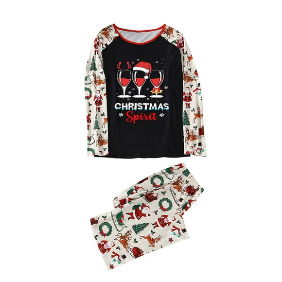 Awdenio Matching Family Christmas Pajamas Set Christmas Pjs For Family Set Top And Long Pants Sleepwear Sets