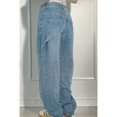 thumbnail image 4 of High Waisted Baggy Jeans for Women Diamond Straight Loose Jeans Fashion Vintage Boyfriend Denim Pants, 4 of 6