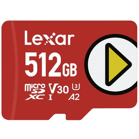 UPC: 0843367121878 | Lexar LMSPLAY512G-BNNNU Play Micro SDHC UHS-I Card (512 GB)