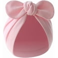 thumbnail image 3 of Dalrosia 4PCS Baby Girl Hat Infant Cotton Hats Knotted Rabbit Ear 0-12 Months, 3 of 5
