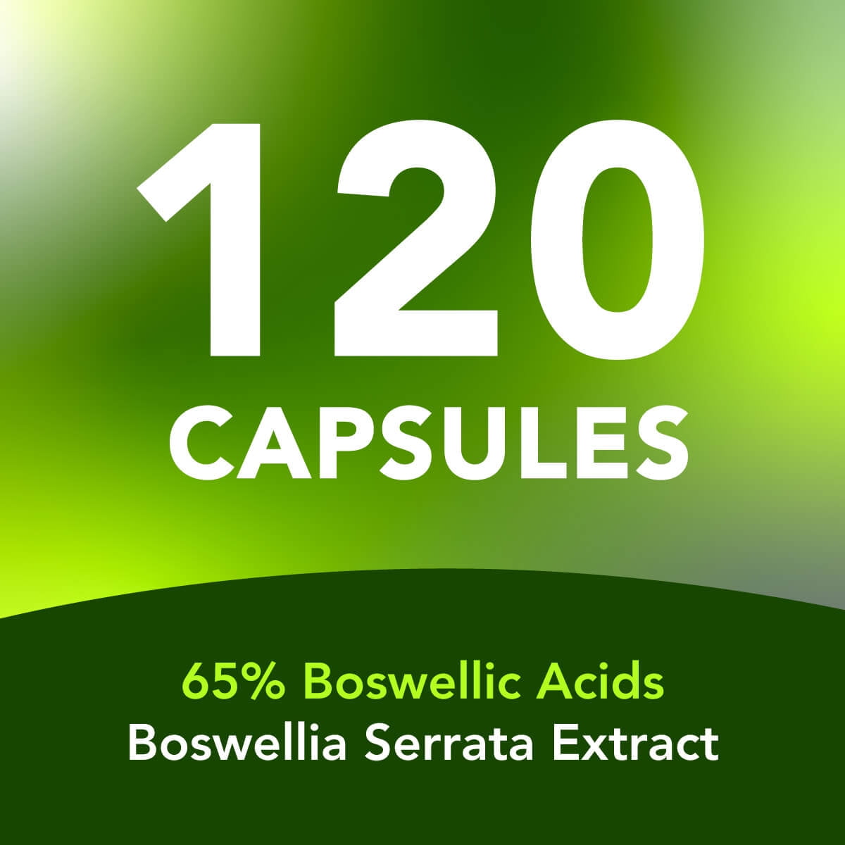 Amandean Boswellia Serrata Extract. 500mg 120 Veggie Capsules. 65% Boswellic Acids with AKBA. Natural Ayurvedic Supplement (Indian Frankincense). Premium 3rd Harvest. (Packaging May Vary)