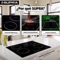 thumbnail image 4 of Parrilla de inducción SUPRA Magnética 4 quemadores 220v empotrable, 4 of 11