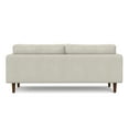 thumbnail image 5 of Simpli Home Livingston 76 inch Wide Mid-Century Modern Loveseat Sofa in Cream White Woven-Blend Fabric, 5 of 10