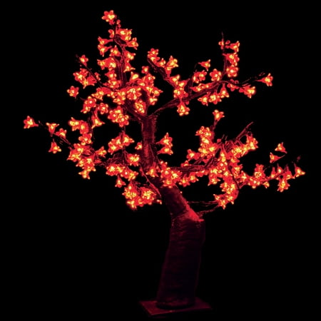 2.5 ft. Pre-lit LED Cherry Blossom Tree - RGB Color Changing