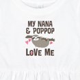 thumbnail image 4 of Inktastic Nana and Poppop Love Me Girls Baby Dress, 4 of 5