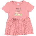 thumbnail image 3 of Inktastic My First Easter 2026 Train Girls Baby Dress, 3 of 5