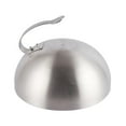 thumbnail image 2 of deevoka Basting Cover Stainless Steel Griddle Burger Cover for Steak Kitchen Cooking 15cmx7.5cm, 2 of 9