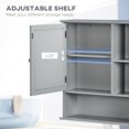 thumbnail image 5 of kleankin Bathroom Storage Medicine Cabinet or Living Room Wall Mount, 5 of 9