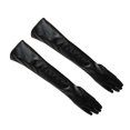 thumbnail image 1 of Gants d'Hiver Doublés en Cuir Doux pour Femmes Longs Coudes Soirée, 1 of 6