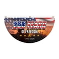 thumbnail image 2 of 250th Anniversary USA Flag,American Fan Flag,17.7"x35.4" Patriotic Flags Banner, Bunting Flag Patriotic Half Fan Banner for Wall,Front Door,Porch,Fence,Outdoor 4th of July Decorations, 2 of 7