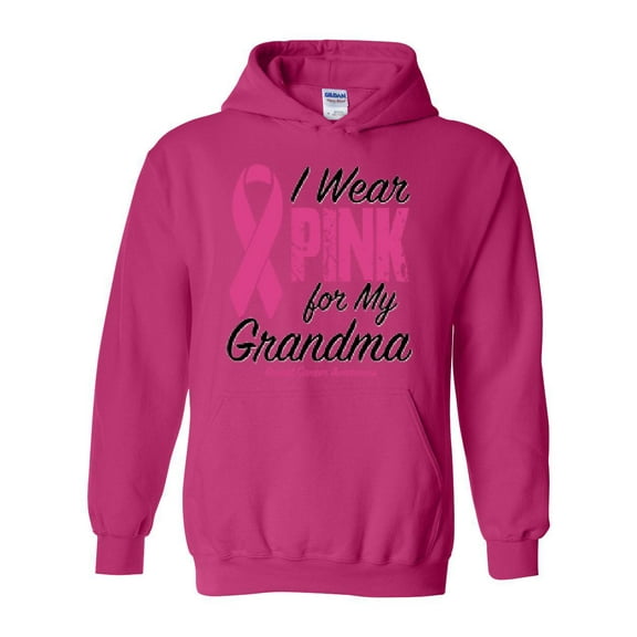 IWPF - Women Sweatshirts and Hoodies - I Wear Pink For My Grandma