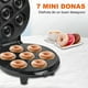 thumbnail image 5 of Sendowtek Mini Máquina Eléctrica Para Hacer Donas, Doble Cara Antiadherente con Pies Antideslizantes, Apta para Niños y Reuniones Familiares - Negro, 5 of 5