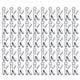thumbnail image 1 of 50pcs alfabeto inglés K colgante encantos de aleación accesorios de fabricación de joyas de bricolaje para collar pulsera (plata antigua), 1 of 6
