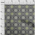 thumbnail image 2 of oneOone Cotton Silk Dark Gray Fabric Tiles Sewing Material Print Fabric By The Yard 42 Inch Wide, 2 of 4