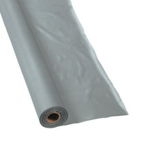 Silver Tablecloth Roll (40X100') - Party Supplies - 1 Piece