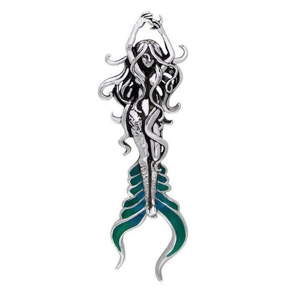 Selina Fenech Atlantis Mermaid Pendant 925 Sterling Silver Fine Ocean Jewelry