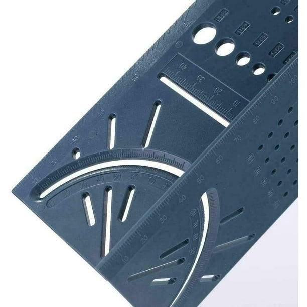 Woodworking Square Size Measure Ruler Mutifunction 3D Mitre Angle