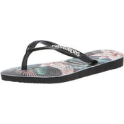 Havaianas Unisex-Child Slim Animal Floral Flip Flop Sandal Toddler 1-4 Years 9 Toddler Black
