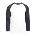 thumbnail image 4 of TOP PRO Men & Women Long Sleeve Baseball Raglan Tee Shirt Top (S-3XL), 4 of 4