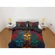 thumbnail image 2 of Colorful Skulls Negro Funda Nórdica Juego Colcha, Dormitorio Ropa de cama con funda de almohada, 2 of 4