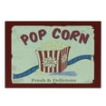 thumbnail image 3 of Movie Theater Cutting Board, Fresh and Delicious Pop Corn Film Tickets and Strip Advertising in 60s Theme, Decorative Tempered Glass Cutting and Serving Board, Small Size, Multicolor, by Ambesonne, 3 of 5