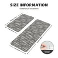 thumbnail image 2 of Fuzoiu Black White Stripes Print Kitchen Floor Mat 2 Sets,Kitchen Rugs and Mats,,Non Skid Waterproof Kitchen Floor Mat for Kitchen,Home Office,Sink,Laundry, 2 of 6
