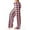 16# Pink, variant on DENGDENG Women Pajamas Buffalo Plaid Comfy Wide Leg Pj Bottoms Soft Christmas Drawstring Sleepwear Pants Baggy Elastic High Waisted Lounge Pajama Pants with Pockets Blue L