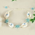 thumbnail image 1 of Nvzi Pulsera Bohemia Pulsera de Tortuga Marina Pulsera de Estrella de Mar Pulsera de Concha Tejida a Mano Pulsera de Playa Pulsera de Playa de Verano Estilo E, 1 of 5