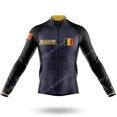 thumbnail image 3 of Maillot de ciclismo de invierno del equipo nacional de Bélgica 2023, ropa de manga larga para hombre, camisetas de carreras para bicicleta de carretera, camisetas, uniformes de MTB, 3 of 5
