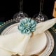 thumbnail image 3 of Servilletero hecho a mano con flores artificiales, hebilla para servilletas, flores simuladas, hojas, servilletero, decoración de mesa, 3 of 8