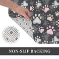 thumbnail image 6 of Pofeuu Colorful Paws Of Dog Print Flannel Doormats Rug16"x24"Rug Washable Doormats Indoor Outdoor Rugs for Layered Front Door Mats, Porch, Kitchen, Entryway, 6 of 7