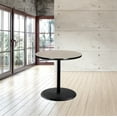 thumbnail image 2 of Hampden Furnishings Bennet Collection Steel Frame 36" Round Top, Round Base, 42" Height, Cafe Table, Black Frame/Grey Nebula Top, 2 of 5