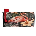 thumbnail image 3 of Ryvnso Mailbox Cover Magnetic Flamingo in Palm Tree Mailbox Wrap Large Size 25.5x21 Inch, 3 of 8