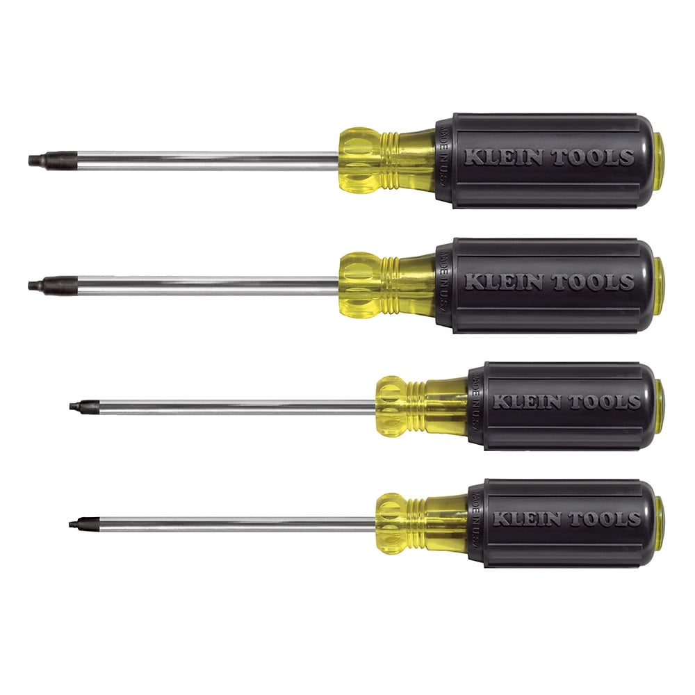 Details about  / Klein Tools 663 no 3 Square-Recess Tip Screwdriver with 4-Inch Round-Shank