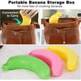 thumbnail image 4 of czcpp-3Pcs Banana Case, Cute Banana Protector Storage Box, Portable Banana Holder for Lunch Boxes, BPA-Free Banana Saver Fruit Container for Outdoor, Travel (3 Colors), 4 of 4