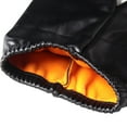 thumbnail image 6 of Girls Stretchy Faux Leather Leggings Winter Warm Tights Pants Kids Winter Thick Fleece Lined Trousers 2-12 Years, 6 of 7