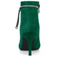thumbnail image 4 of Unique Bargains Women's Rhinestone Pointed Toe Stiletto Heel Ankle Boot, 4 of 7