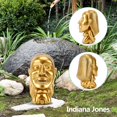 thumbnail image 3 of Golden Fertility Statue-Resin Indiana Jones Idol Sculpture Home Decoration, 3 of 9