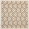 thumbnail image 1 of Safavieh Tapis de Cour Intérieur Extérieur Marron - Carré 5 Pieds3 Pouces, 1 of 2