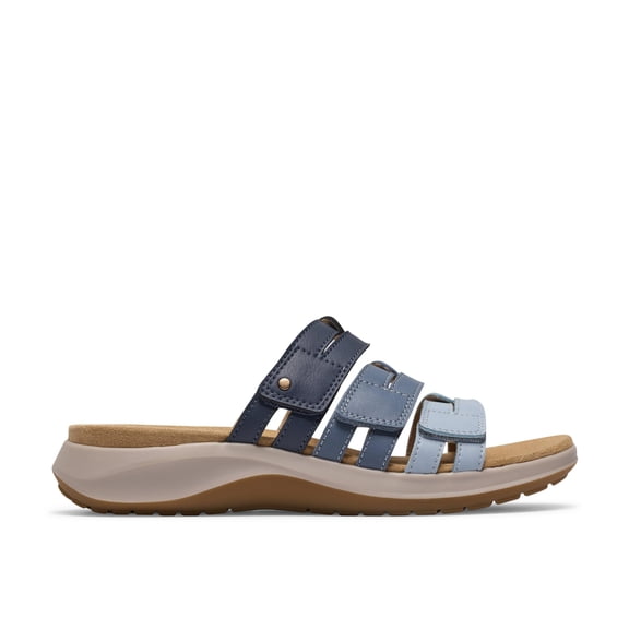 Clarks Maelynn Abby Leather - Womens Slip-On Slide Sandals