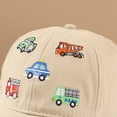 thumbnail image 7 of CAUYDY Childrens Baseball Cap With Car Design Embroidered For Kids Boys And Girls Cartoon Mesh Cap 5T 6T 7T 8T Toddler Boys Sun Hat Summer (Sizes 3-8 Years,D1-Khaki), 7 of 7