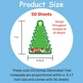 thumbnail image 2 of SHAPES ETC.  Large Notepad - Decorated Tree, 2 of 15