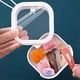 thumbnail image 4 of Organizador portátil pequeño para corbatas de pelo, 2 uds., puede ser apilable, almacenamiento de cajas para el cabello o organizador de artículos pequeños en el escritorio, 4 of 6