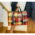 thumbnail image 6 of 4 Pcs of Large Reusable Hard Plastic Fabric Shopping, Laundry, Moving, Storage Bag with Zipper (19.5"x13.5"x7.5") (Assorted Colors), 6 of 6