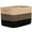 Black+Brown, variant on Storage Baskets for Organizing, 14 x 10 x 9” Closet Shelf Woven Baskets, Square Bins with Handles, Cotton Rope Basket for Clothes, Office, Room, Pink 1 Pack